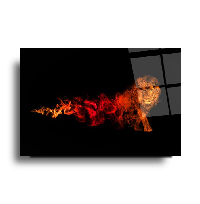 Aslan Cam Tablo