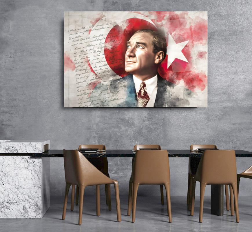 Atatürk Cam Tablo