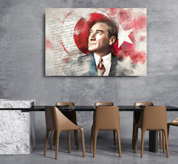 Atatürk Cam Tablo
