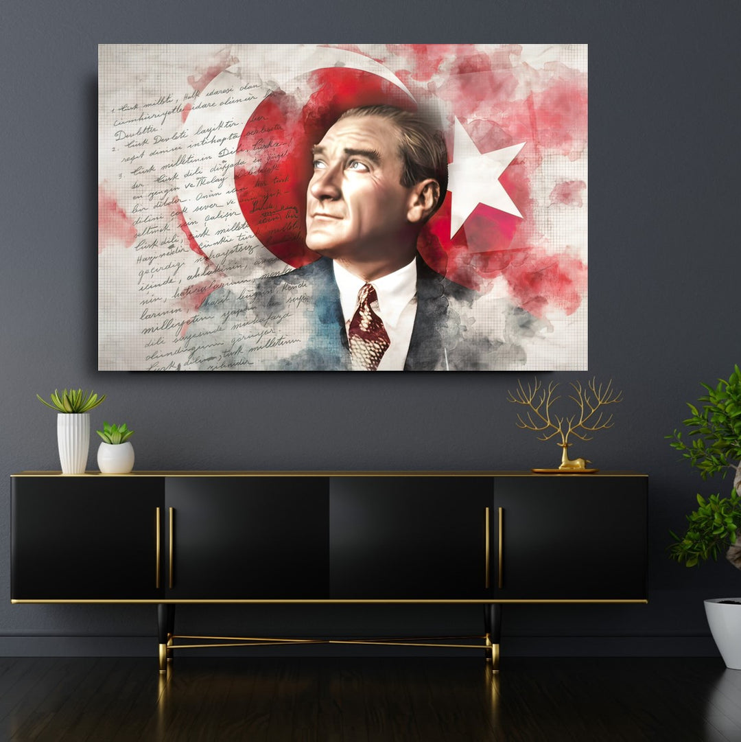 Atatürk Cam Tablo