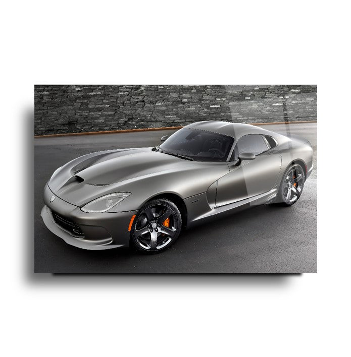 Spor Araba Cam Tablo