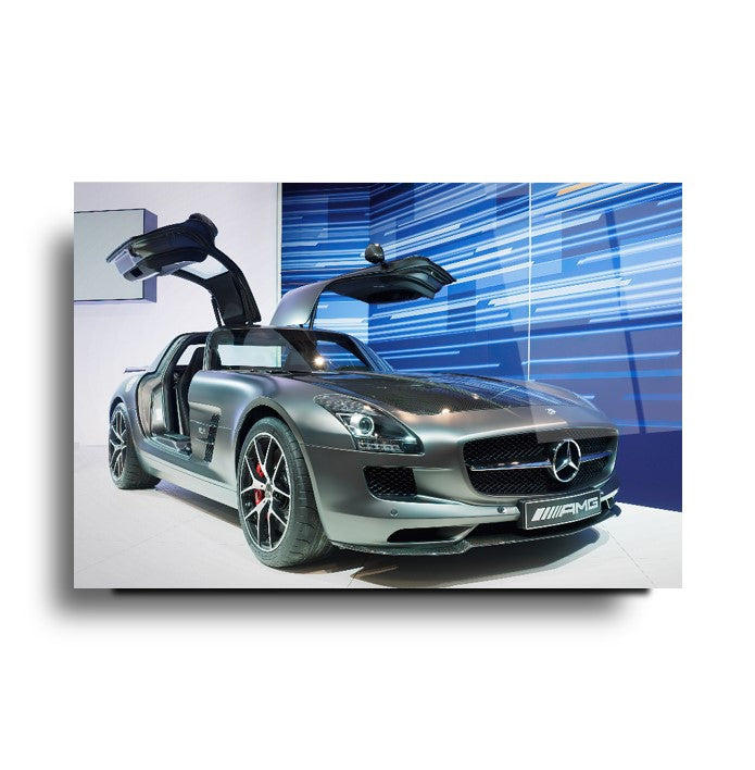 Spor Araba Cam Tablo