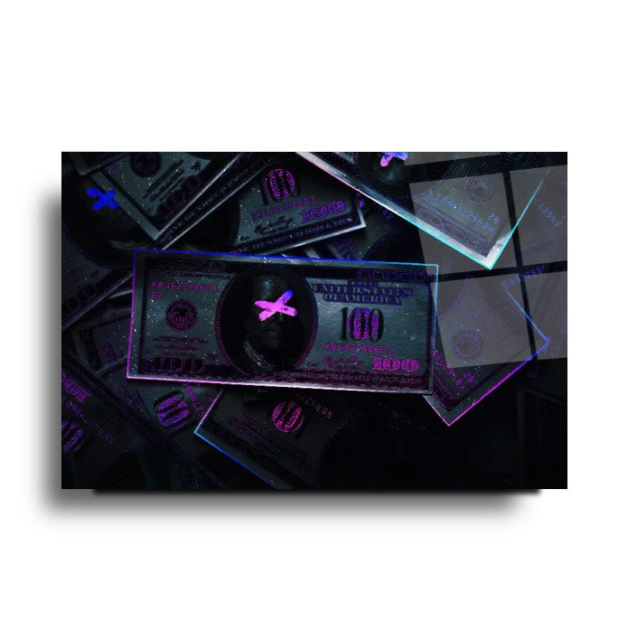 Amerikan Doları Cam Tablo