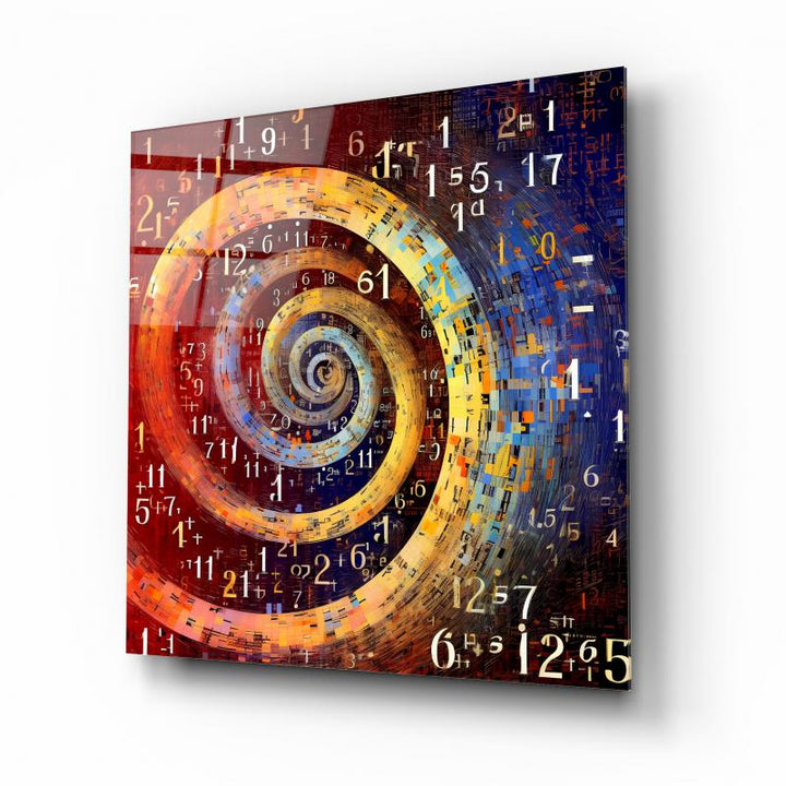 Matematik Sayılar Cam Tablo