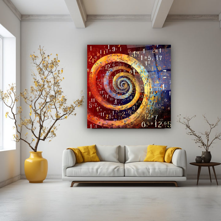 Matematik Sayılar Cam Tablo