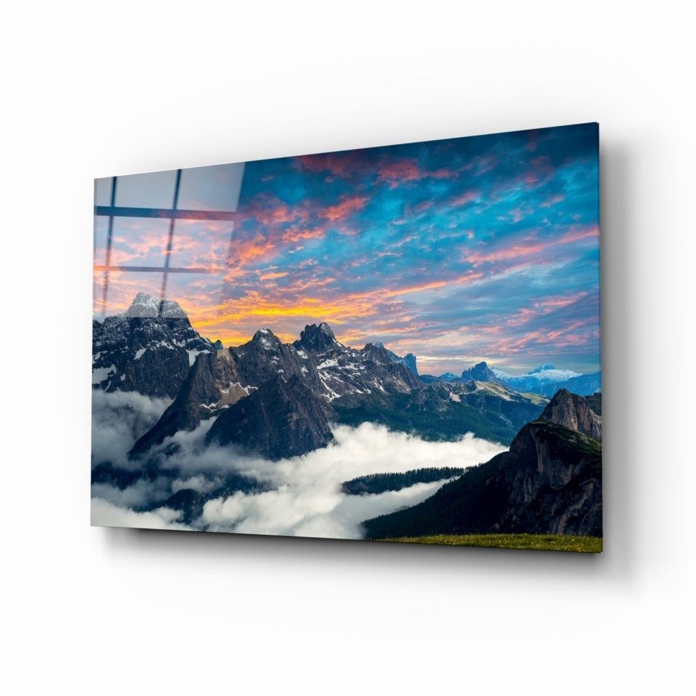 Dağlar Cam Tablo