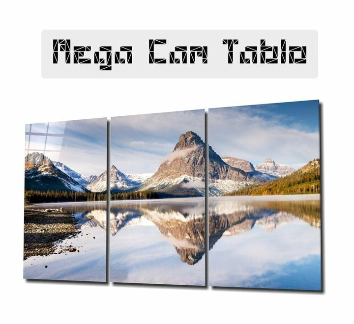 Dağlar Mega Cam Tablo