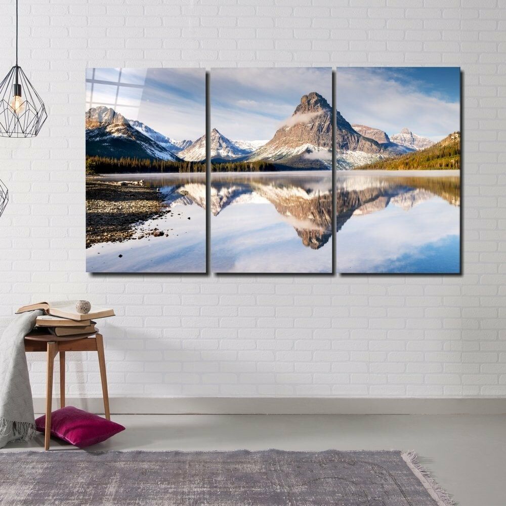 Dağlar Mega Cam Tablo