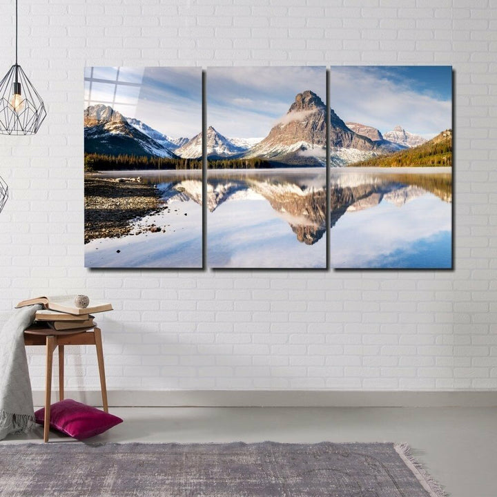 Dağlar Mega Cam Tablo