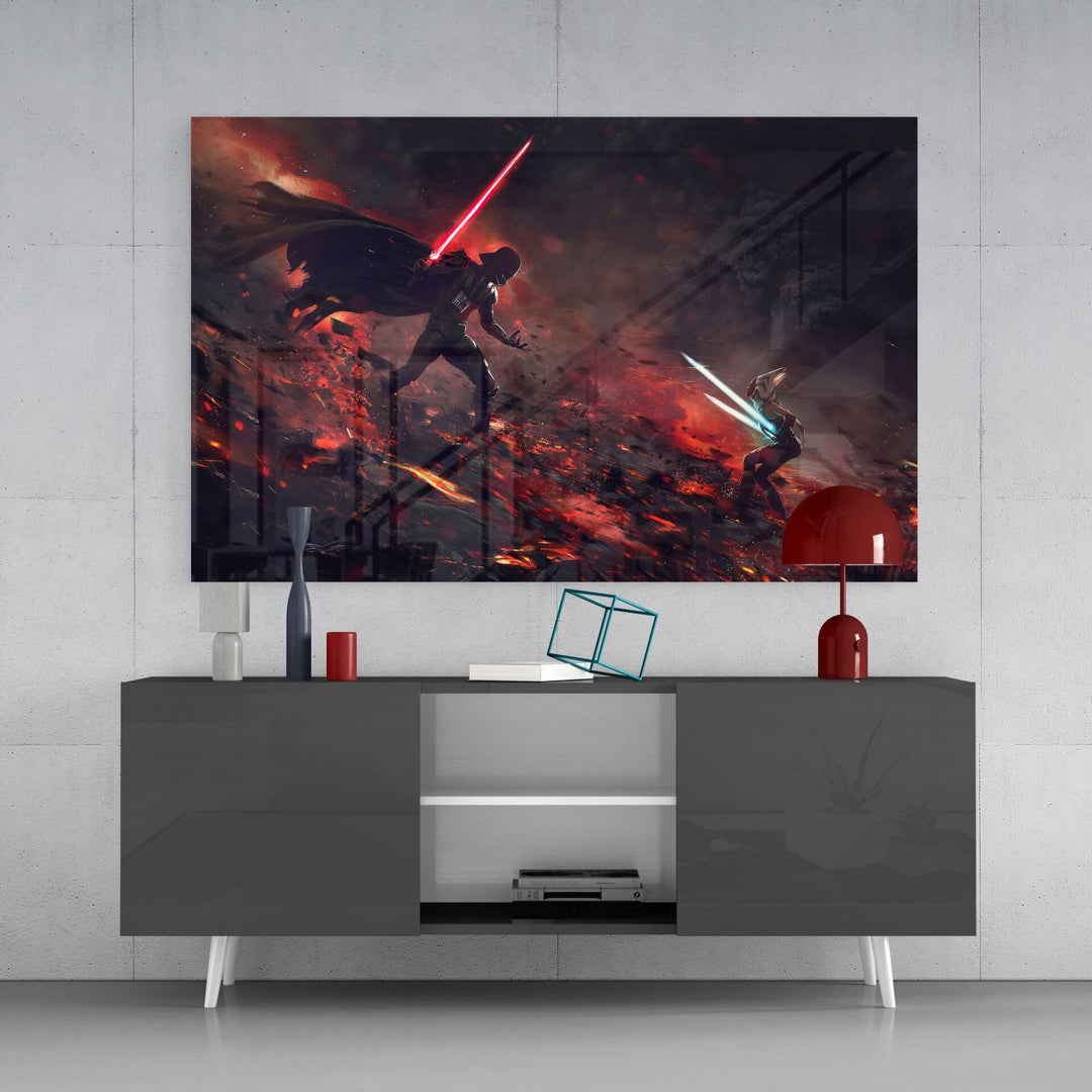 Darth Vader Vs Ahsoka Tano Cam Tablo