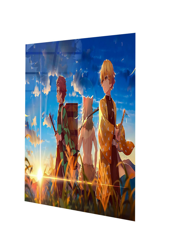 Zenitsu, Tanjirou and Inosuke Demon Slayer