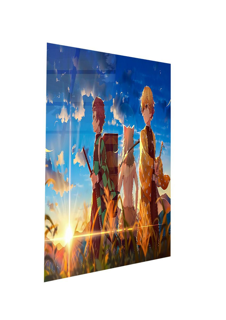 Zenitsu, Tanjirou and Inosuke Demon Slayer