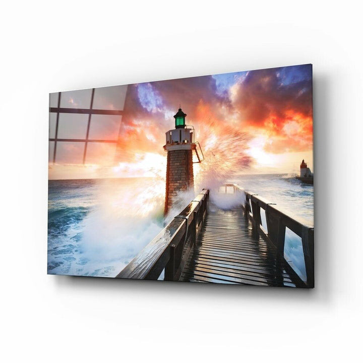 Deniz Feneri Cam Tablo