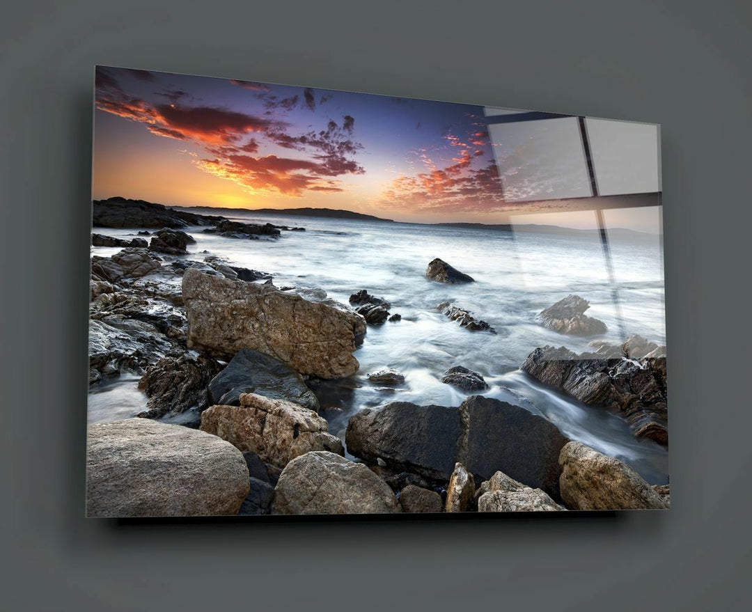 Deniz Manzara Cam Tablo No:2035