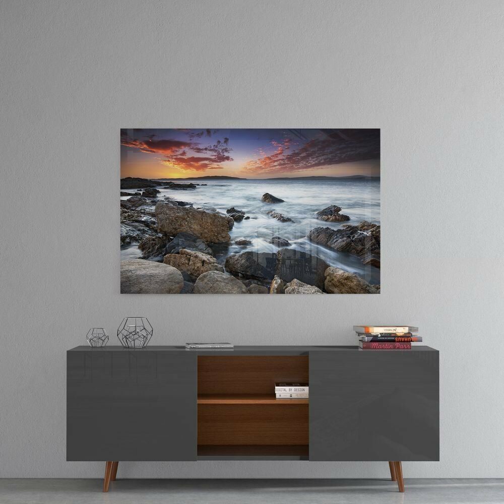 Deniz Manzara Cam Tablo No:2035