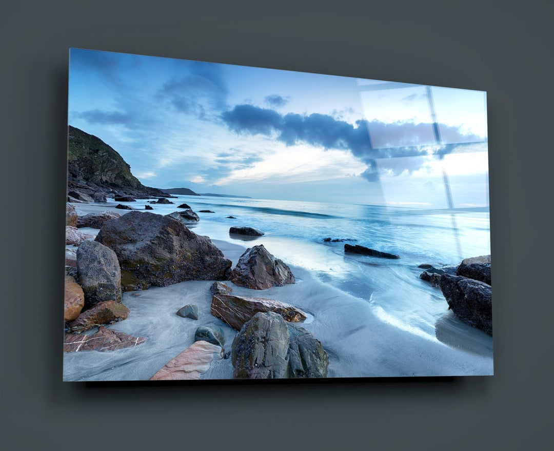 Deniz Manzara Cam Tablo No:2037