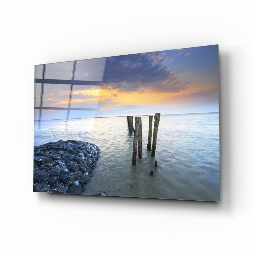 Deniz Manzara Cam Tablo No:2053