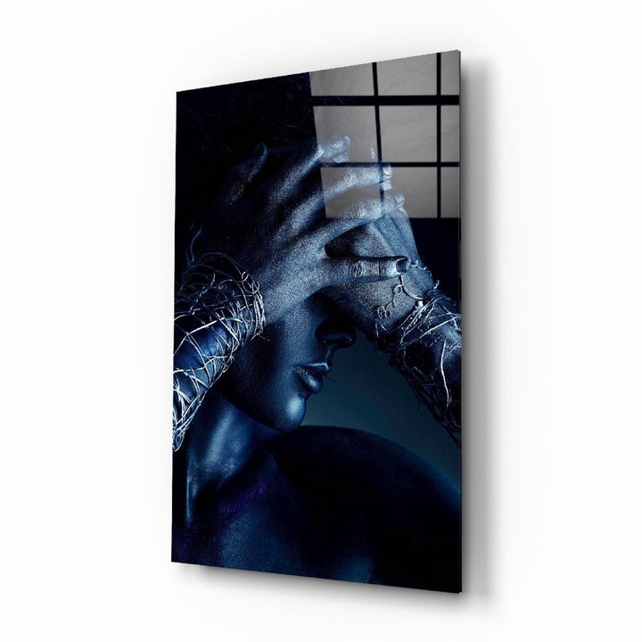 Derin Düşünce Cam Tablo