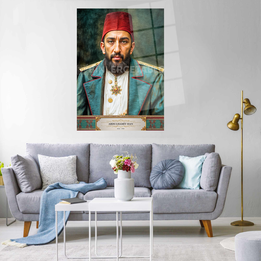 SULTAN ABDULHAMİD HAN CAM TABLO