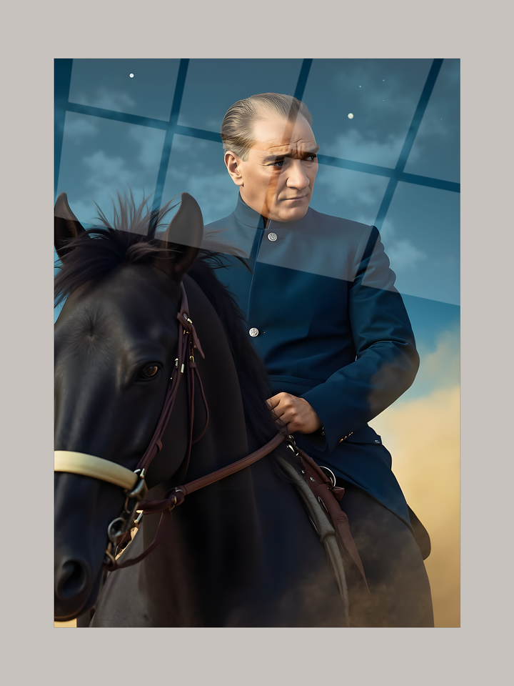 Atatürk Cam Tablo -Atatürk-14