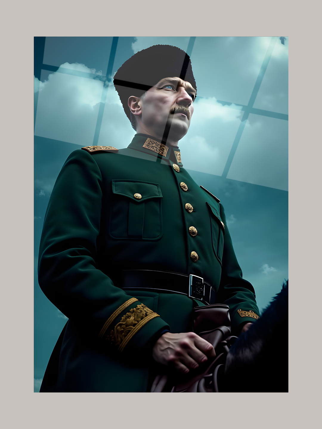 Atatürk Cam Tablo -Atatürk-5
