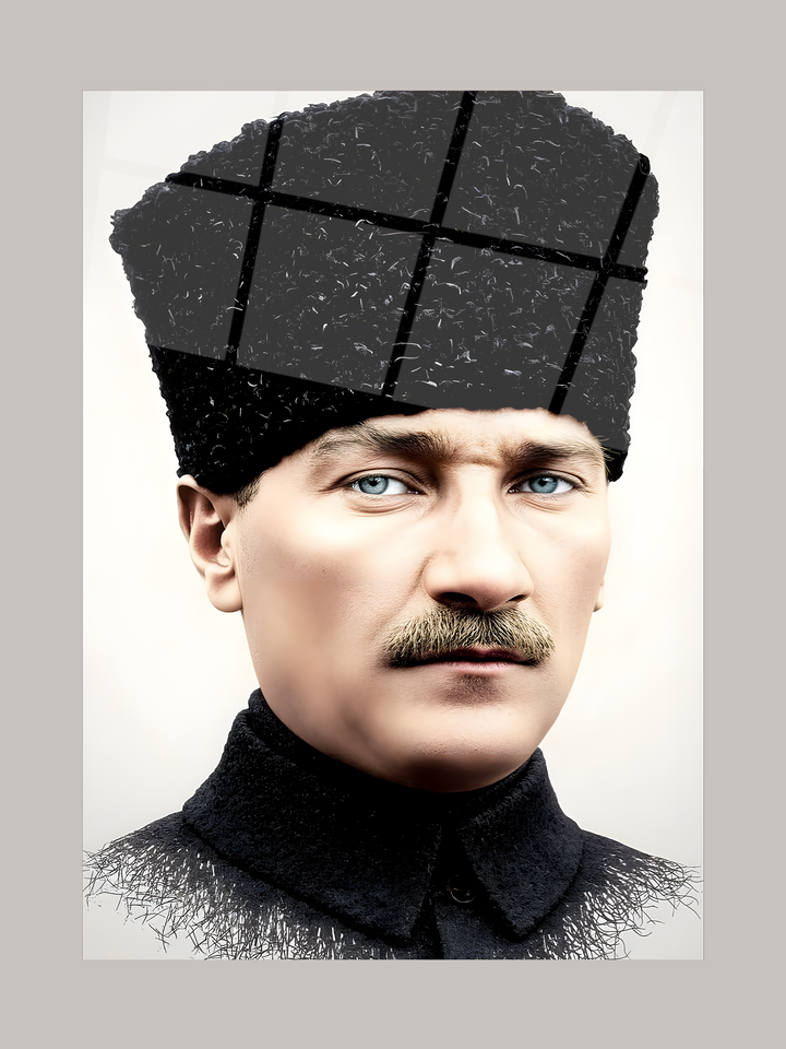 Atatürk Cam Tablo -Atatürk-13