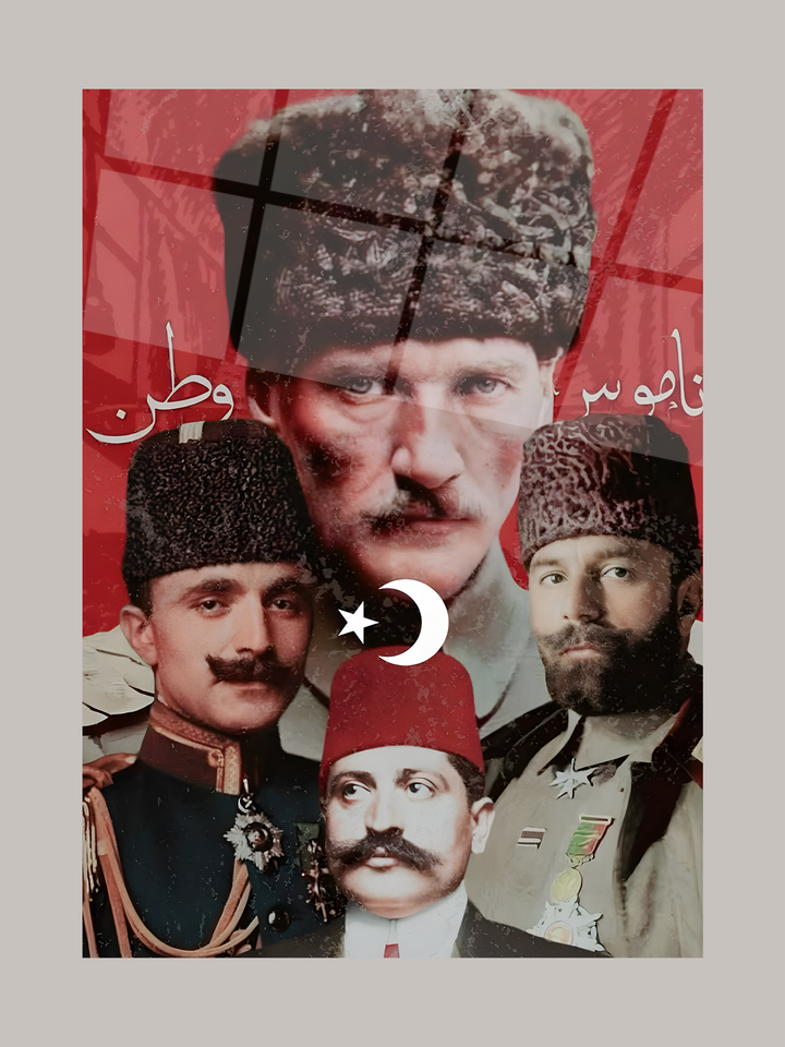Atatürk Cam Tablo -Atatürk-11