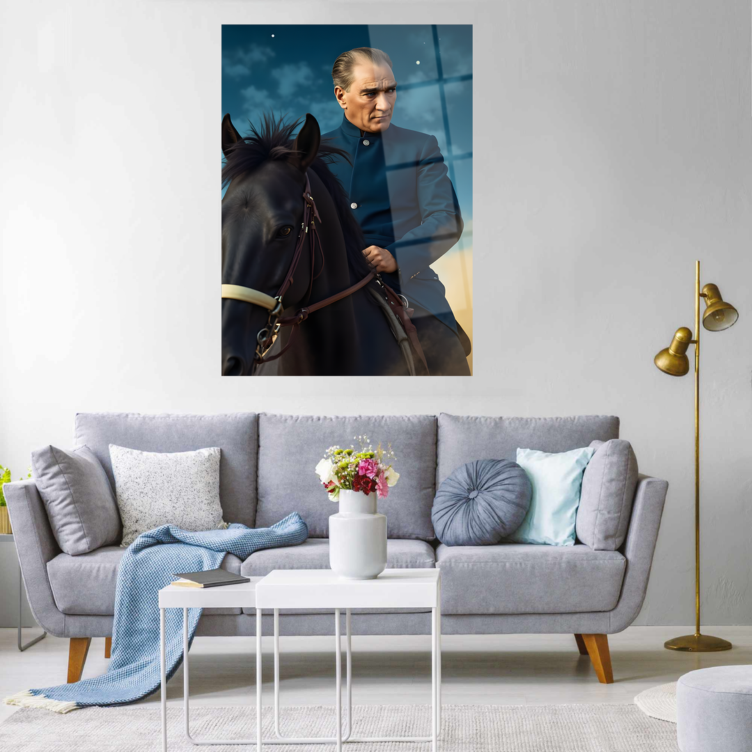 Atatürk Cam Tablo -Atatürk-14