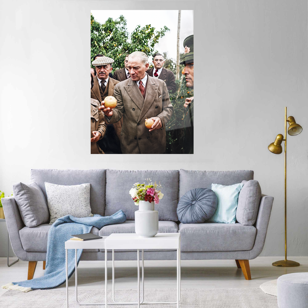 Atatürk Cam Tablo -Atatürk-16