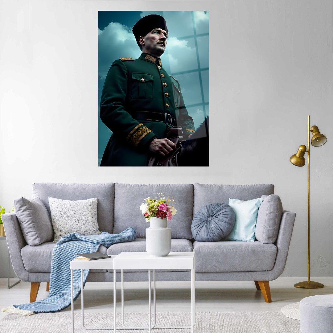 Atatürk Cam Tablo -Atatürk-5