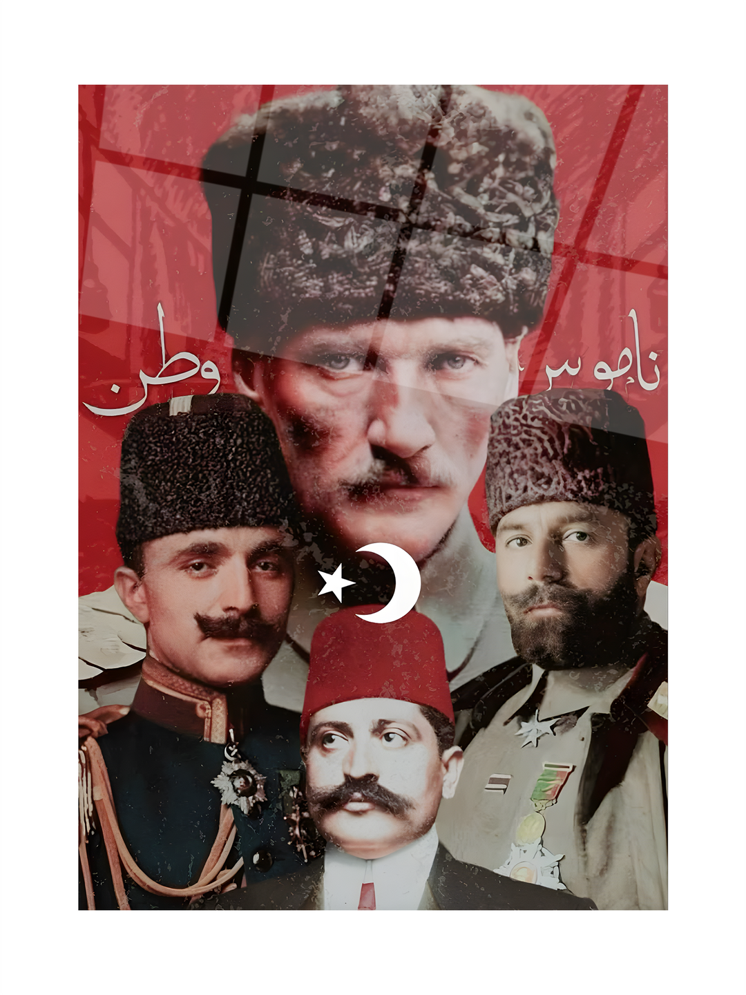 Atatürk Cam Tablo -Atatürk-11