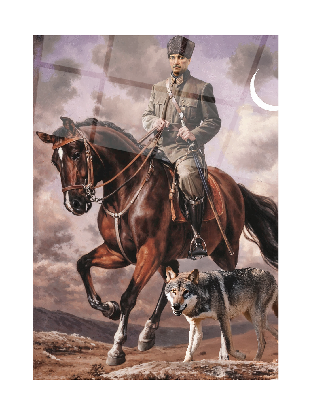 Atatürk Cam Tablo -Atatürk-17