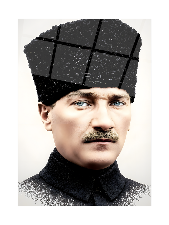 Atatürk Cam Tablo -Atatürk-13