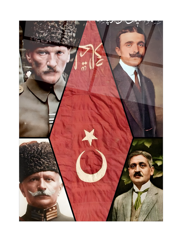 Atatürk Cam Tablo -Atatürk-8