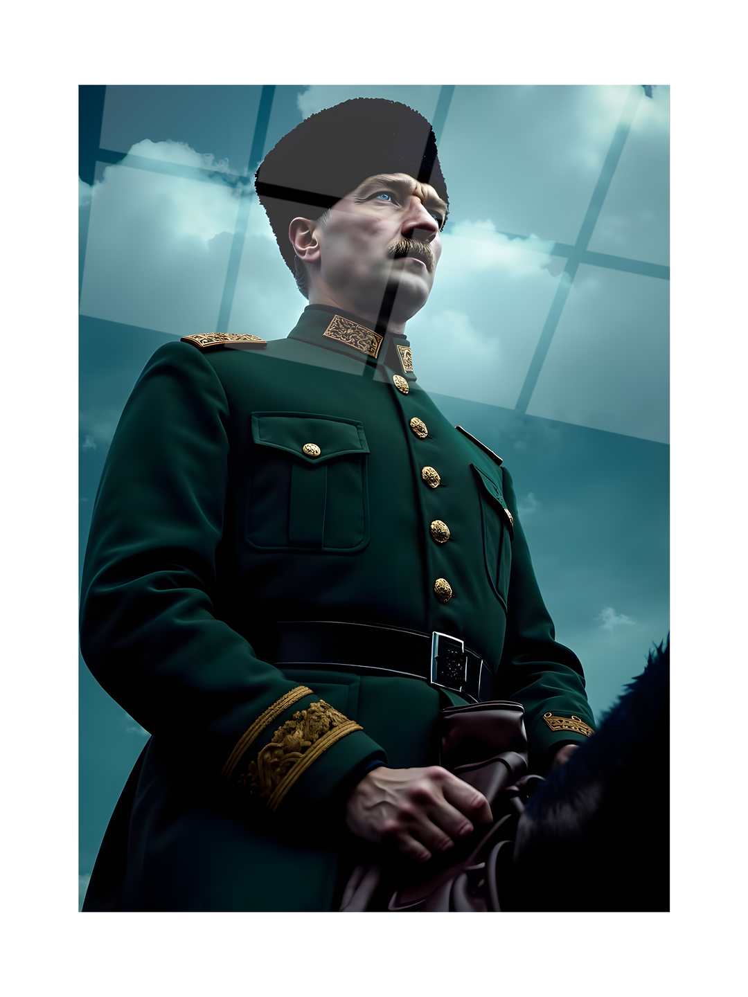 Atatürk Cam Tablo -Atatürk-5