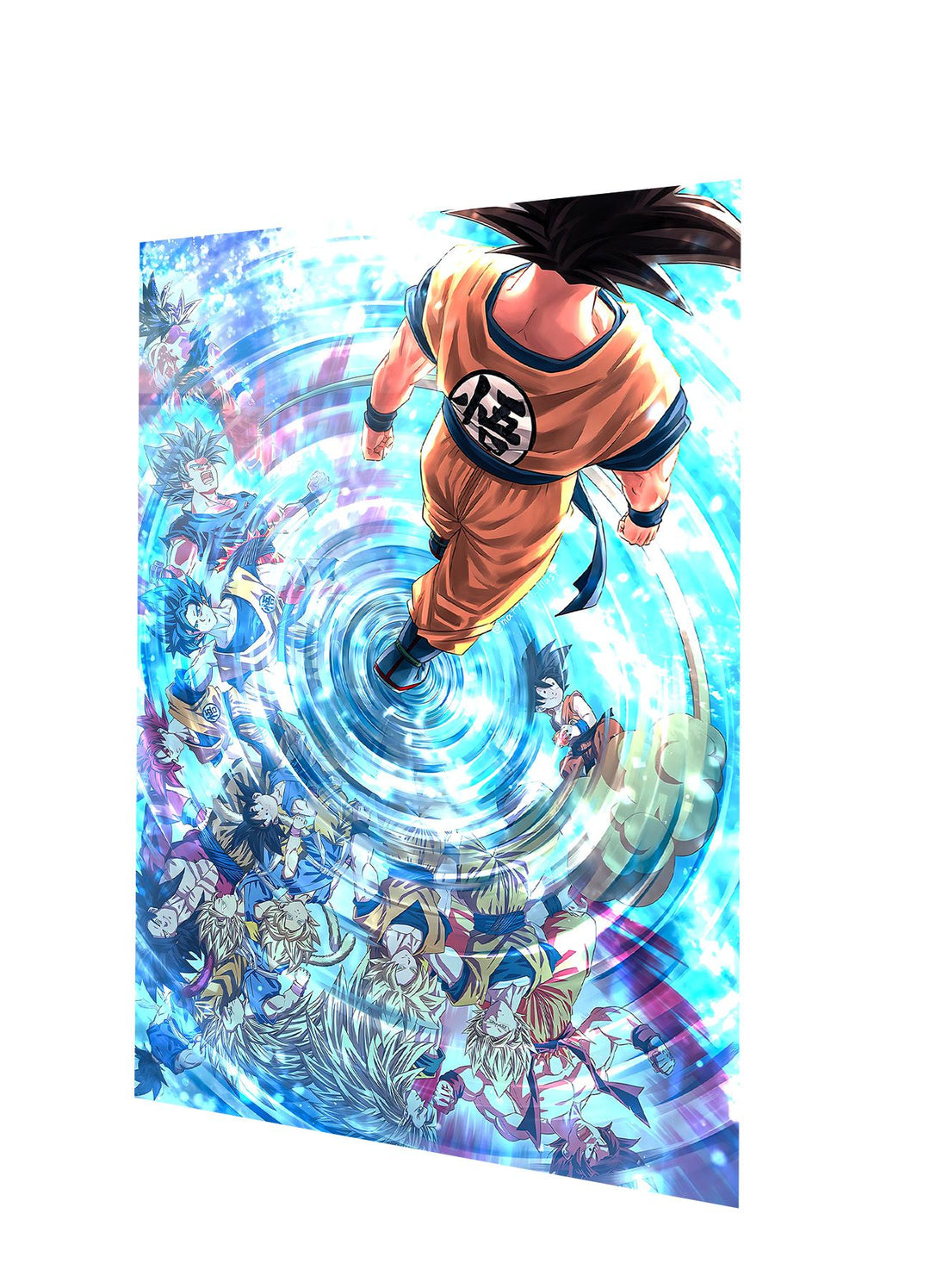 Goku Water Reflexion Saiyans Dragonball