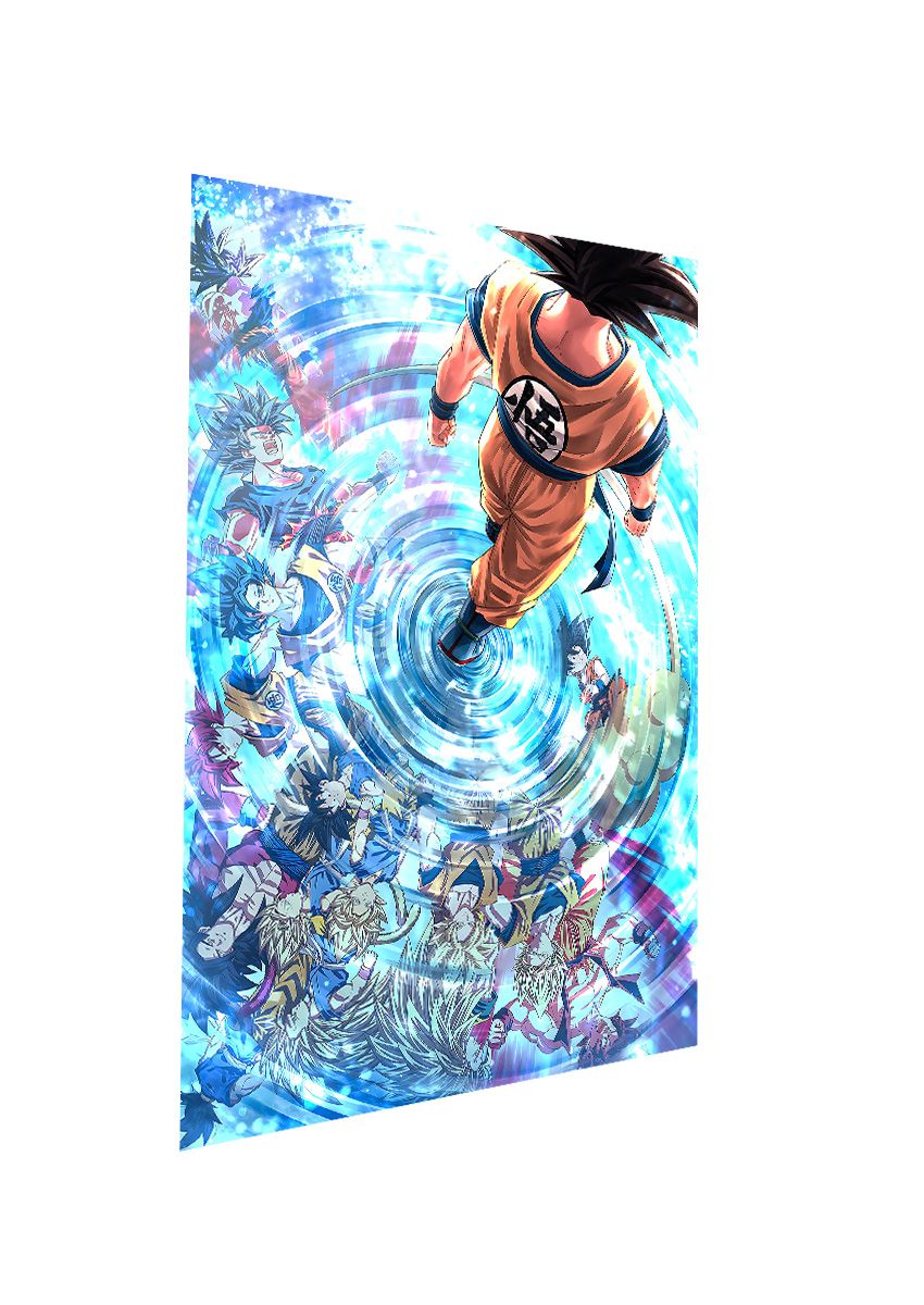 Goku Water Reflexion Saiyans Dragonball