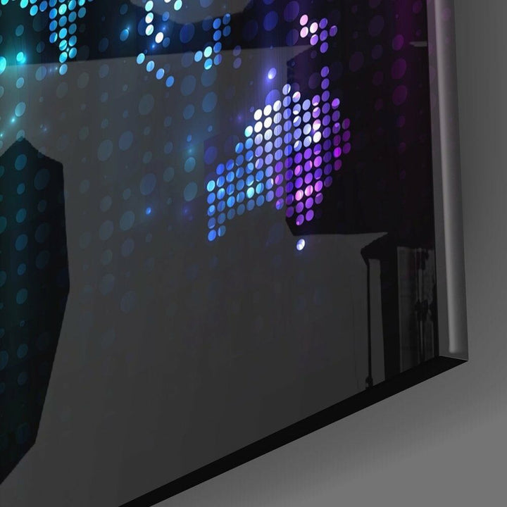 Dünya Haritası Cam Tablo No:3046