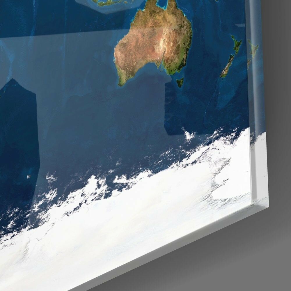 Dünya Haritası Cam Tablo No:3047