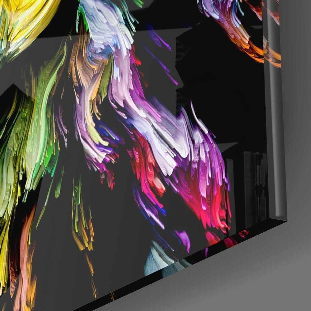 Düşünce Kuşağı Cam Tablo