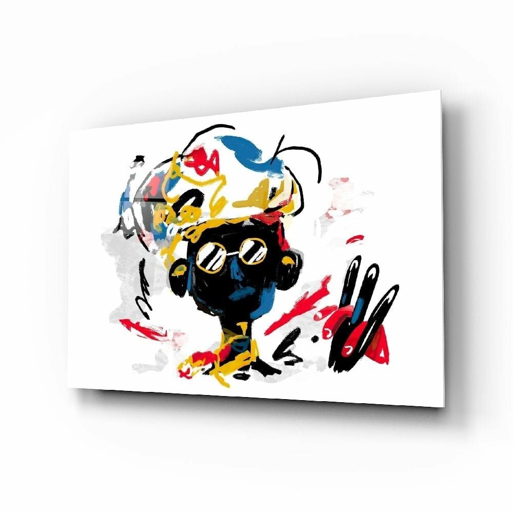 Düşünceler Cam Tablo