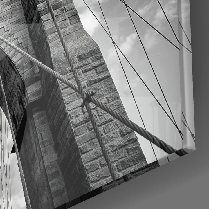 Düşüncelerde Fırtına Cam Tablo