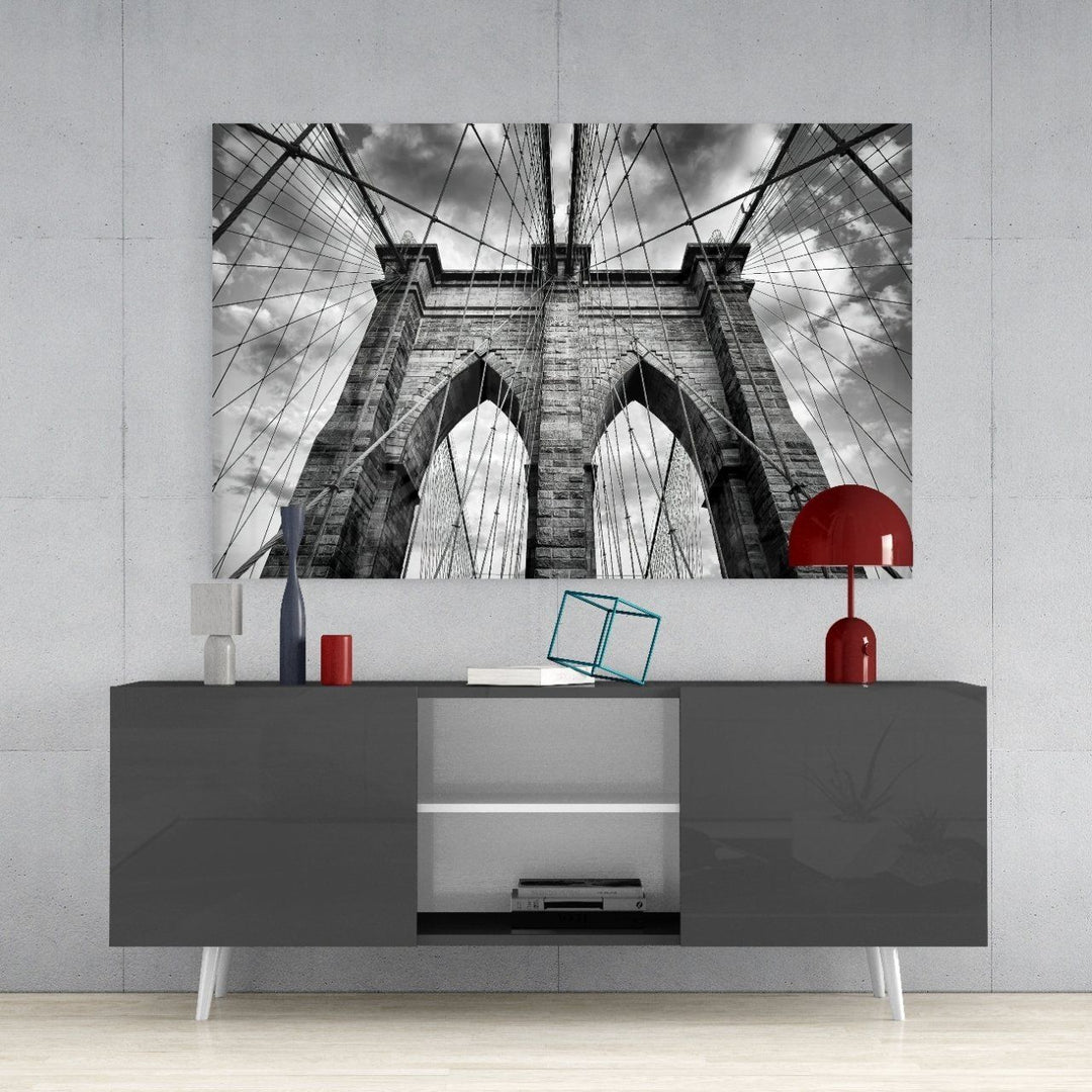 Düşüncelerde Fırtına Cam Tablo