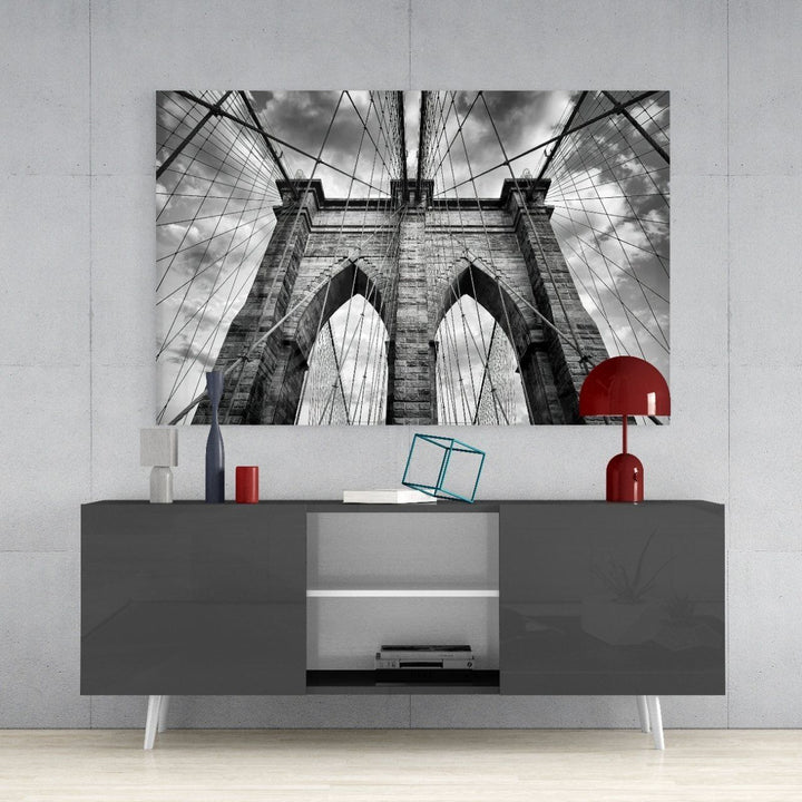 Düşüncelerde Fırtına Cam Tablo