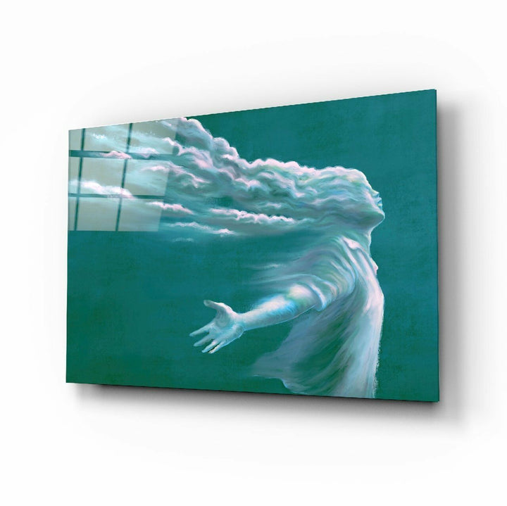 Düşüncelerde Fırtına Cam Tablo