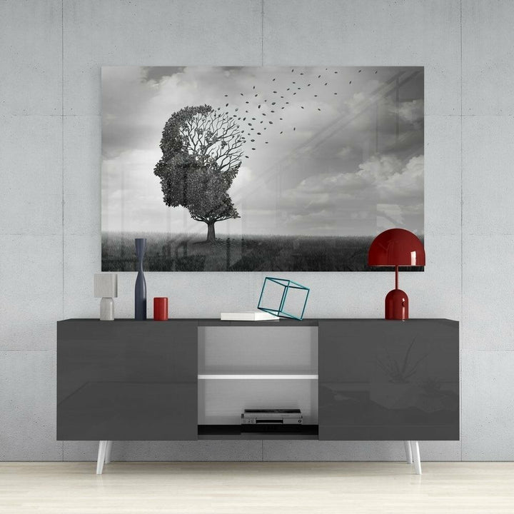 Düşüncelerin Sonbaharı Cam Tablo