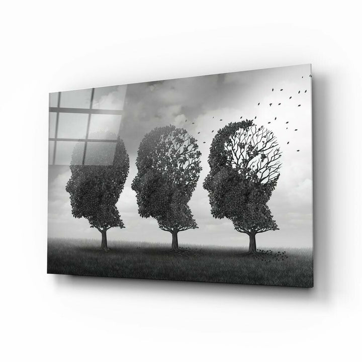 Düşüncelerin Sonbaharı Cam Tablo