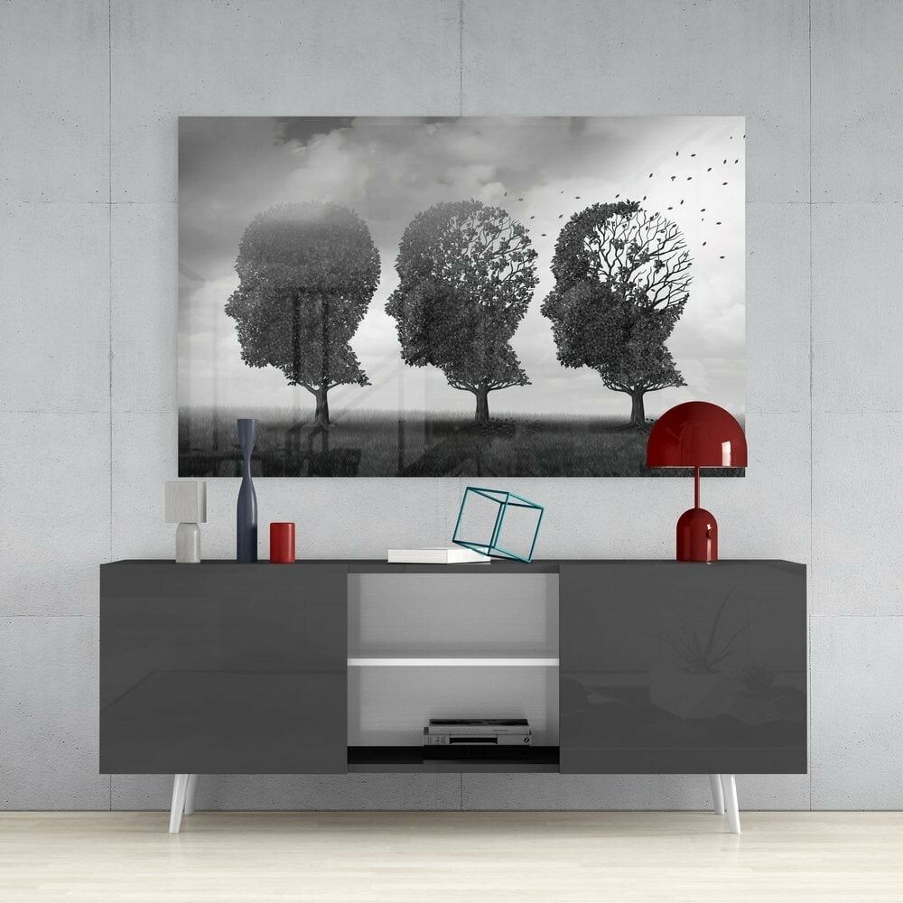 Düşüncelerin Sonbaharı Cam Tablo