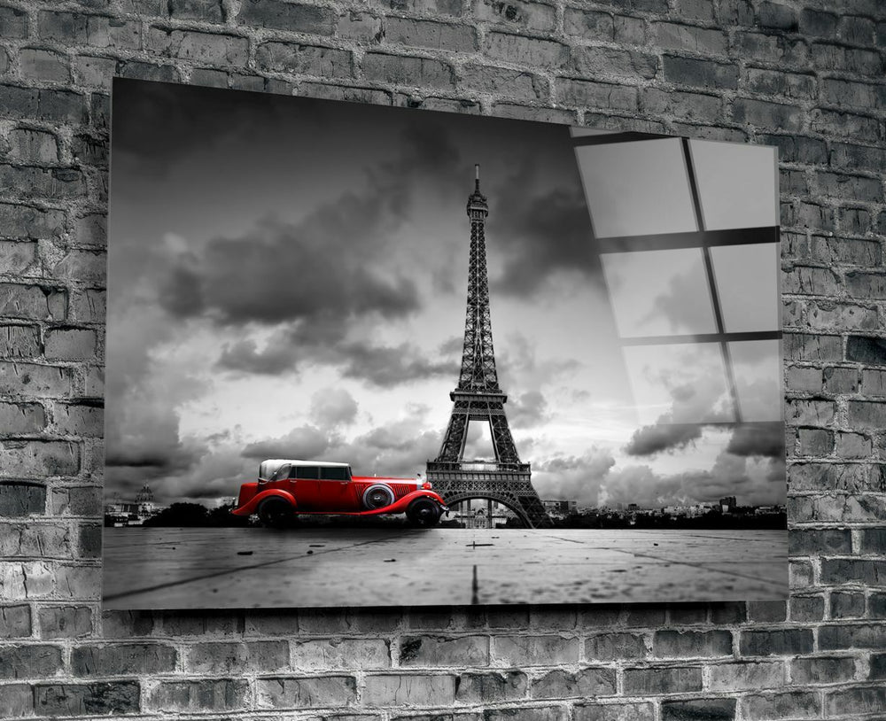 Eyfel Kulesi Cam Tablo