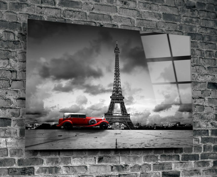 Eyfel Kulesi Cam Tablo